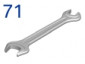 71 Parts and accessories for engine/chassis