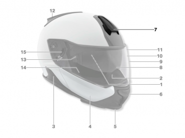 BMW Helmet slider for System 7