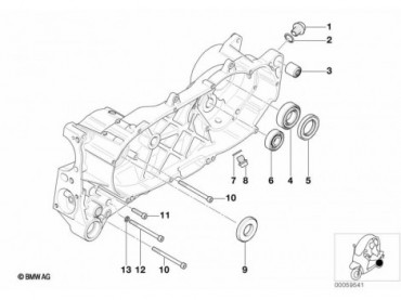 Engine housing mounting parts 