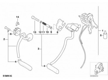 Knee lever mechanism 