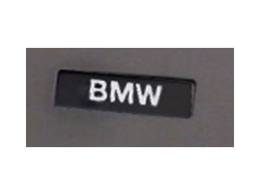Distintivo inscripción BMW...