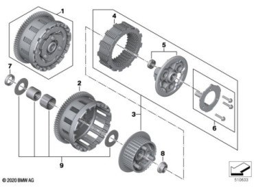 Clutch with drive plate 
