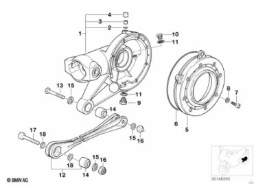 Rear-axle-drive parts 