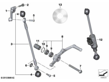 Outer gearshift parts 