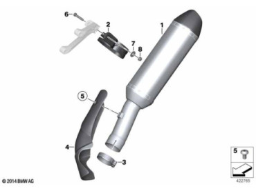 Exhaust system parts with...