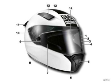 Inside lining Helmet BMW Race