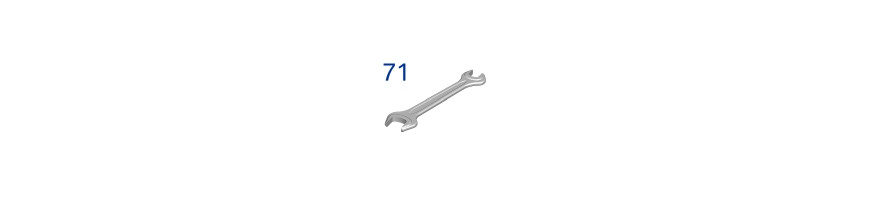71 Parts and accessories for engine/chassis